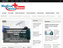 Tablet Screenshot of medicaldevicenews.net